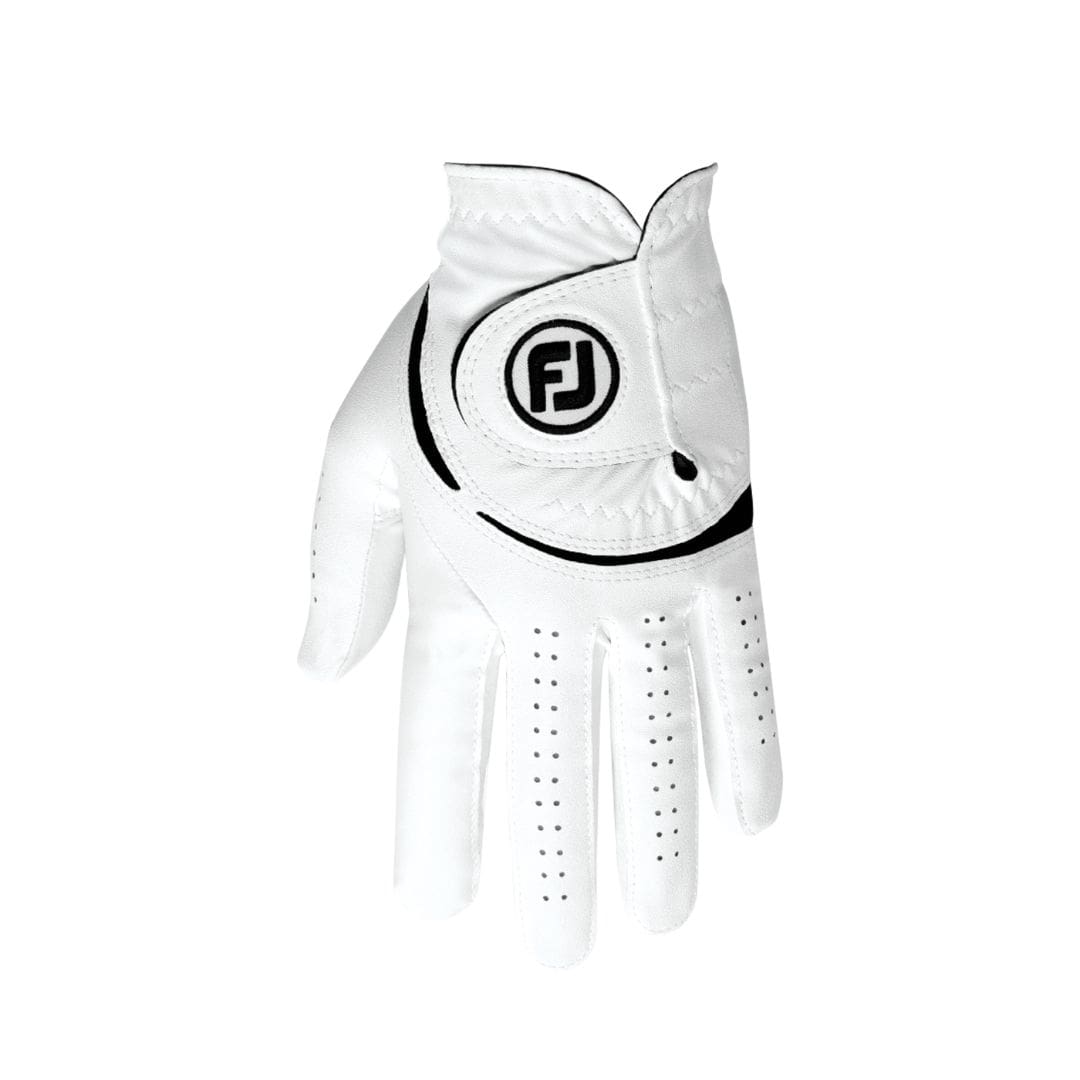 FootJoy WeatherSof Golf Glove (White & Black)