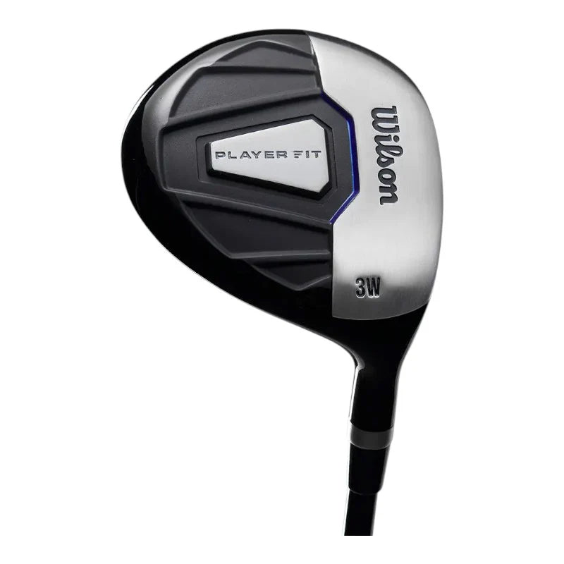 Wilson Player Fit Men's 12-Piece Stand Bag Package Set - Steel Stiff Shafts - 1 Inch Longer - Right Handed