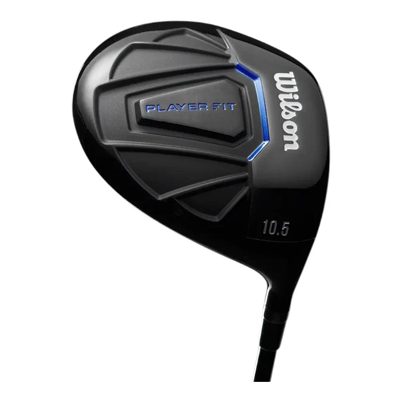 Wilson Player Fit Men's 12-Piece Stand Bag Package Set - Steel Stiff Shafts - 1 Inch Longer - Right Handed