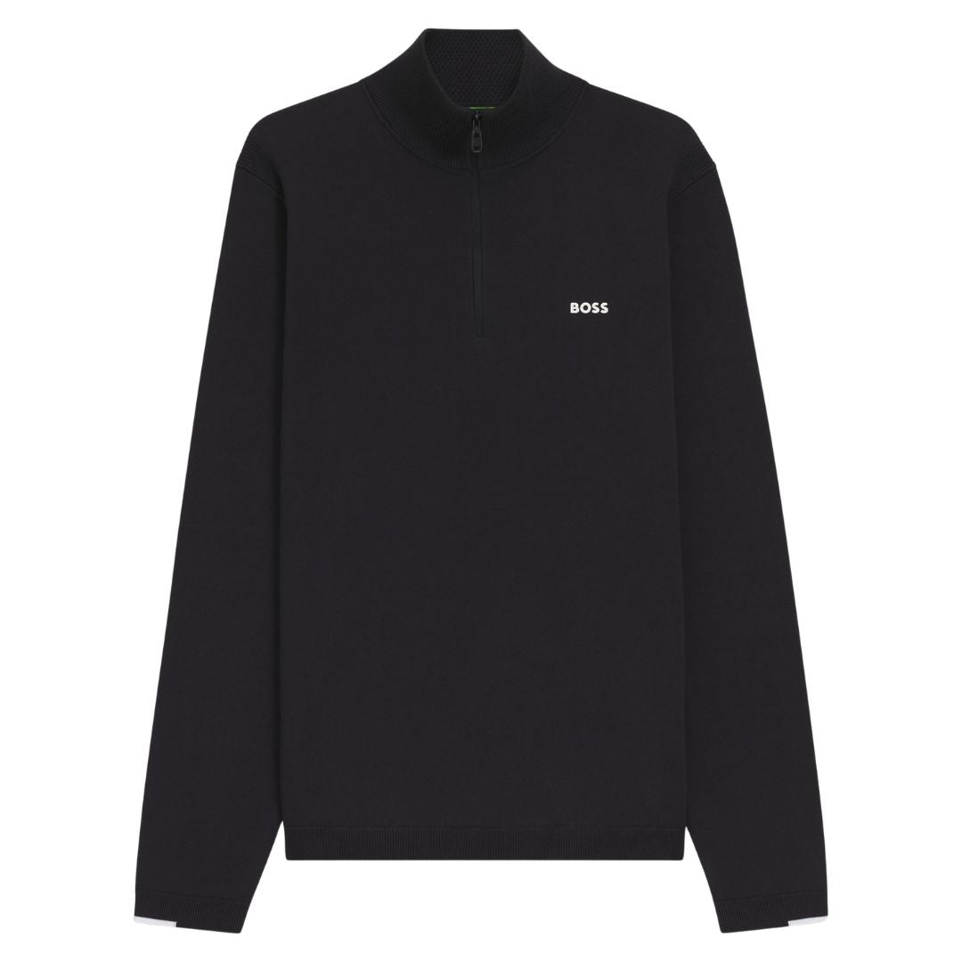 Hugo Boss EVER-X Cotton 1/4 Zip - Dark Blue