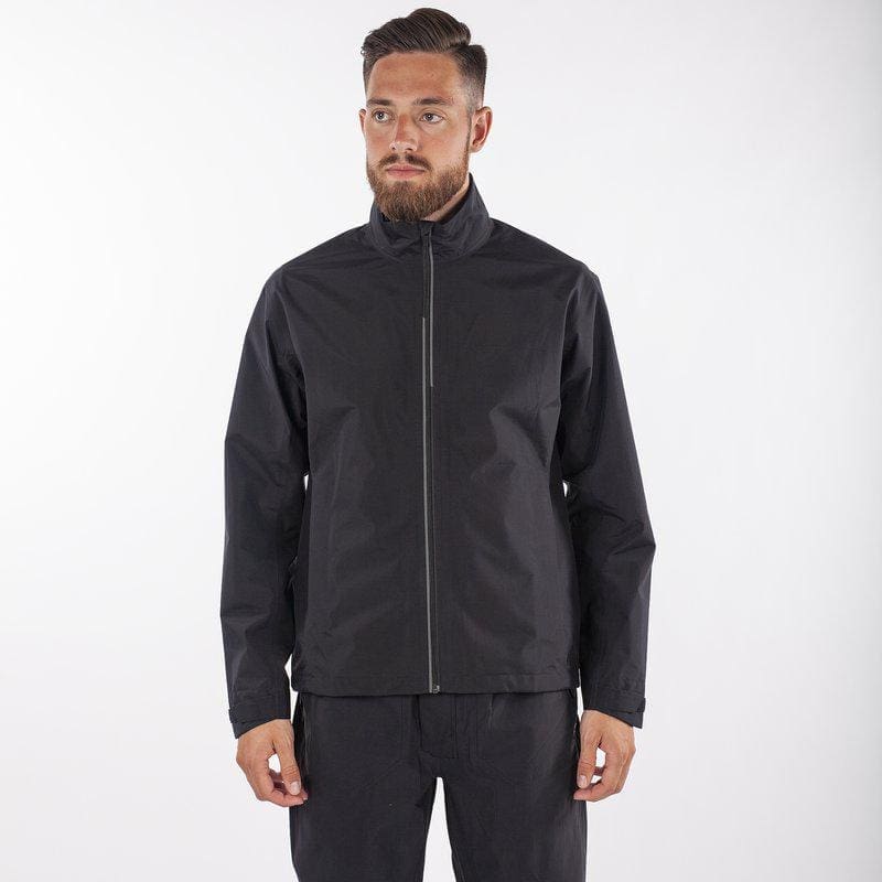 Galvin Green Arvin Waterproof Golf Jacket (Black & Sharkskin)