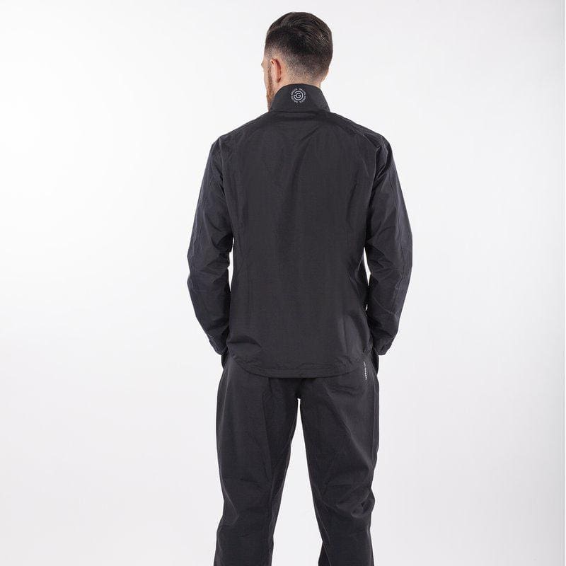 Galvin Green Arvin Waterproof Golf Jacket (Black & Sharkskin)