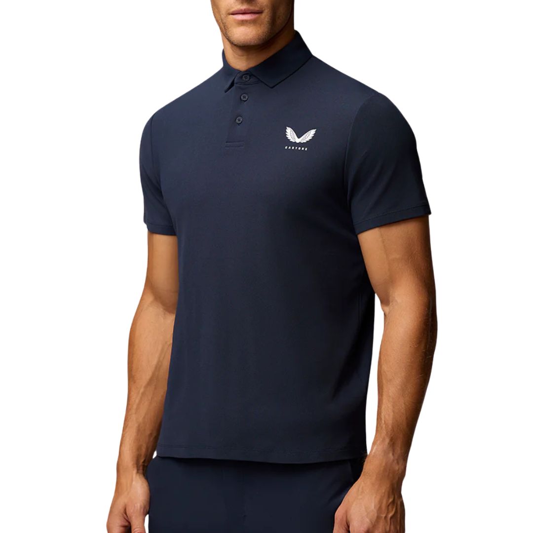 Castore Club Essential Golf Polo Shirt - Midnight Navy