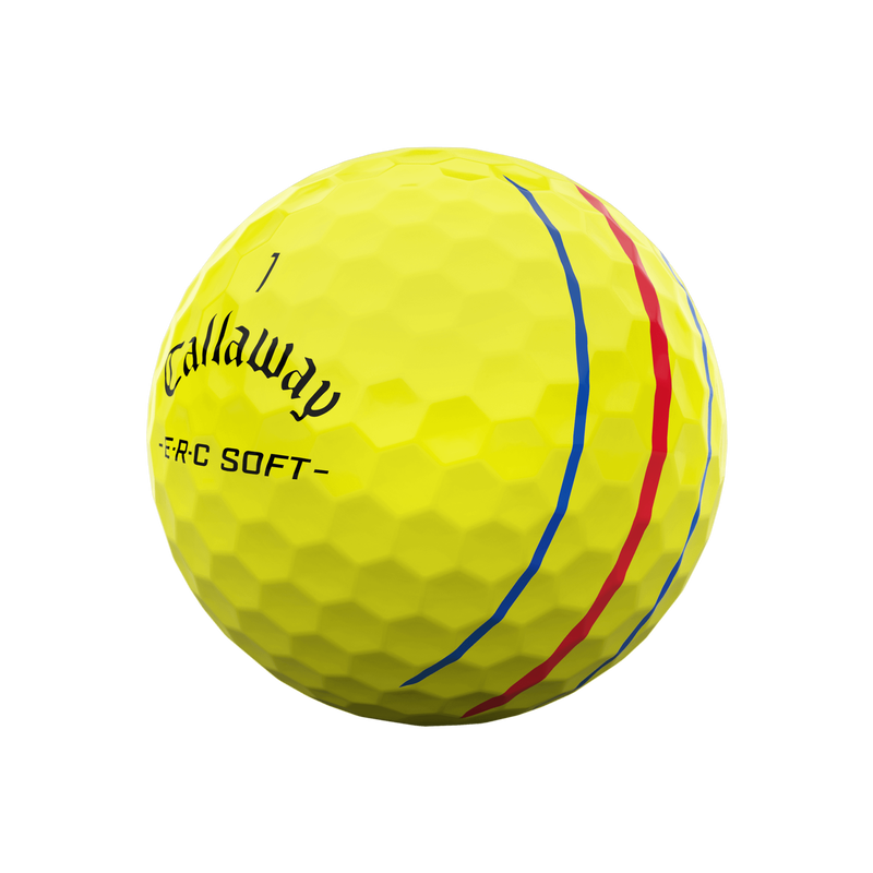 Callaway ERC Soft Triple Track Golf Balls (Yellow)