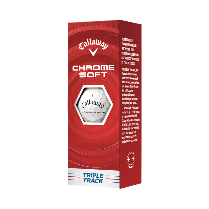 Callaway Chrome Soft Triple Track Golf Balls 2026 - White
