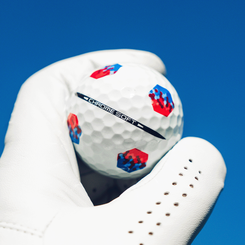 Callaway Chrome Soft TruTrack Golf Balls 2026 - Blue & Red