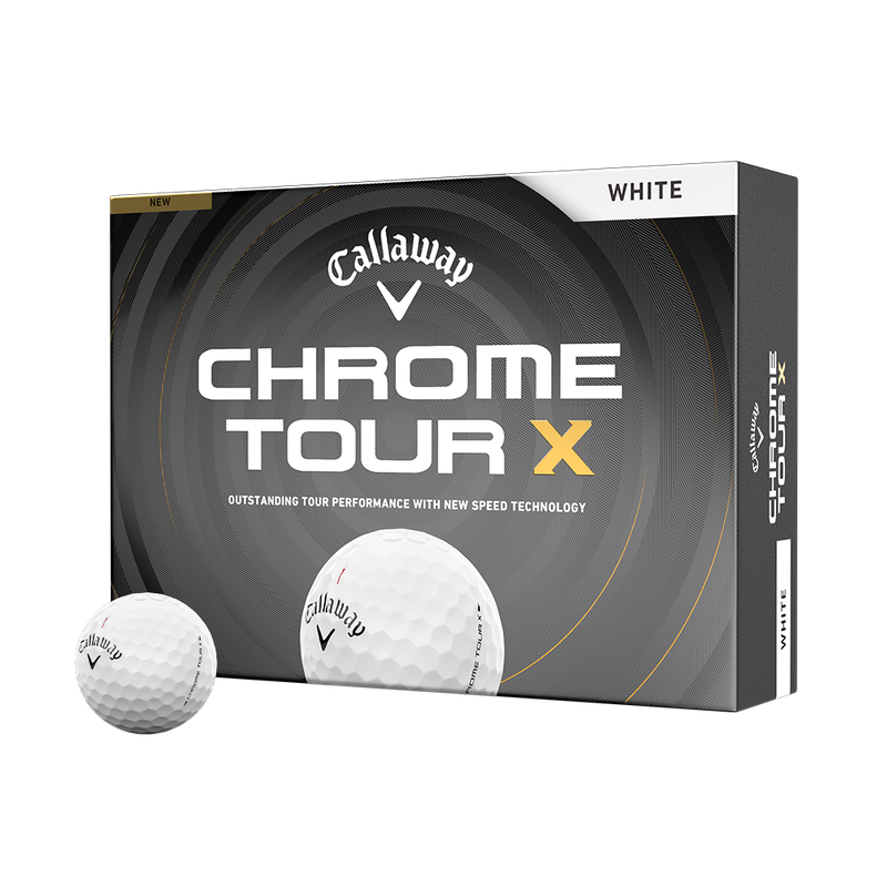 Callaway Chrome Tour X Golf Balls 2026 - White