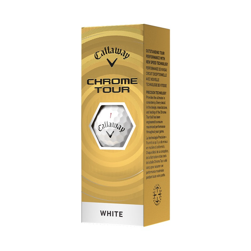 Callaway Chrome Tour Golf Balls 2026 - White