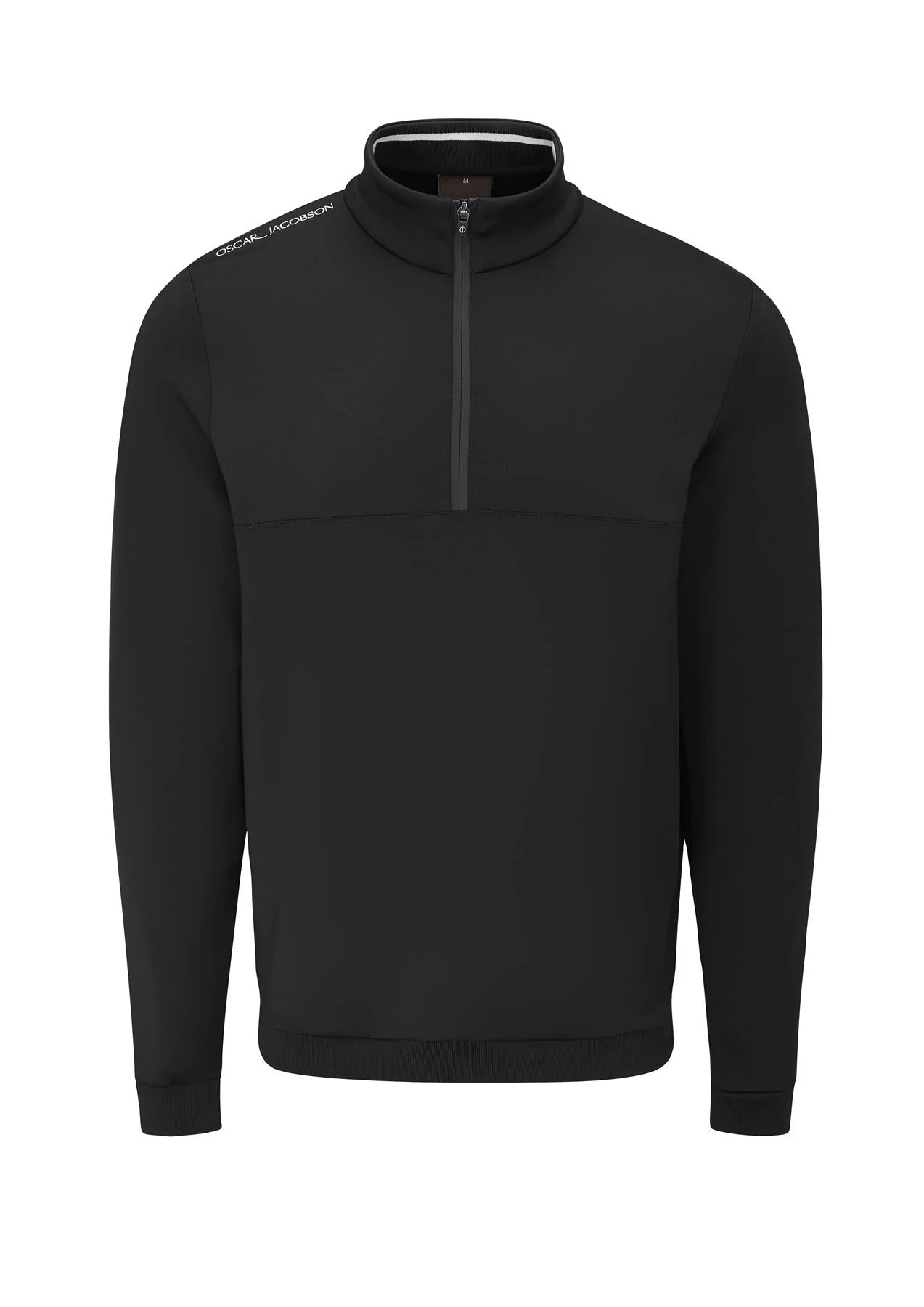 Oscar Jacobson Westland Golf 1/4 Zip Pullover - Black