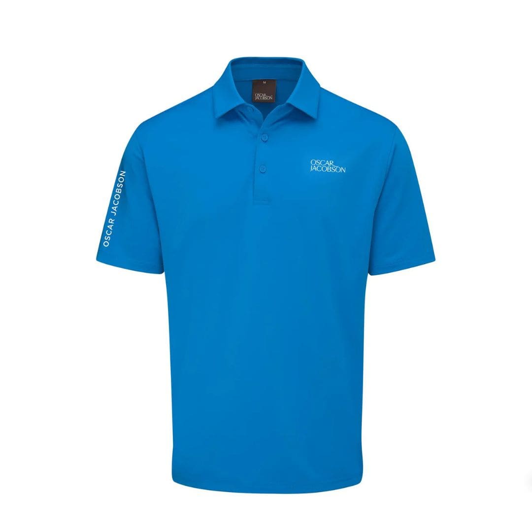Oscar Jacobson Bullock Tour Golf Polo Shirt (Cobalt)