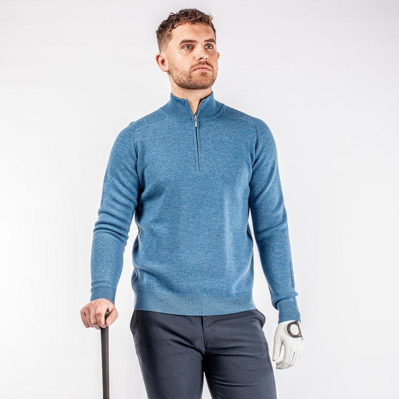 Galvin Green Chester Sweater (Blue Melange)