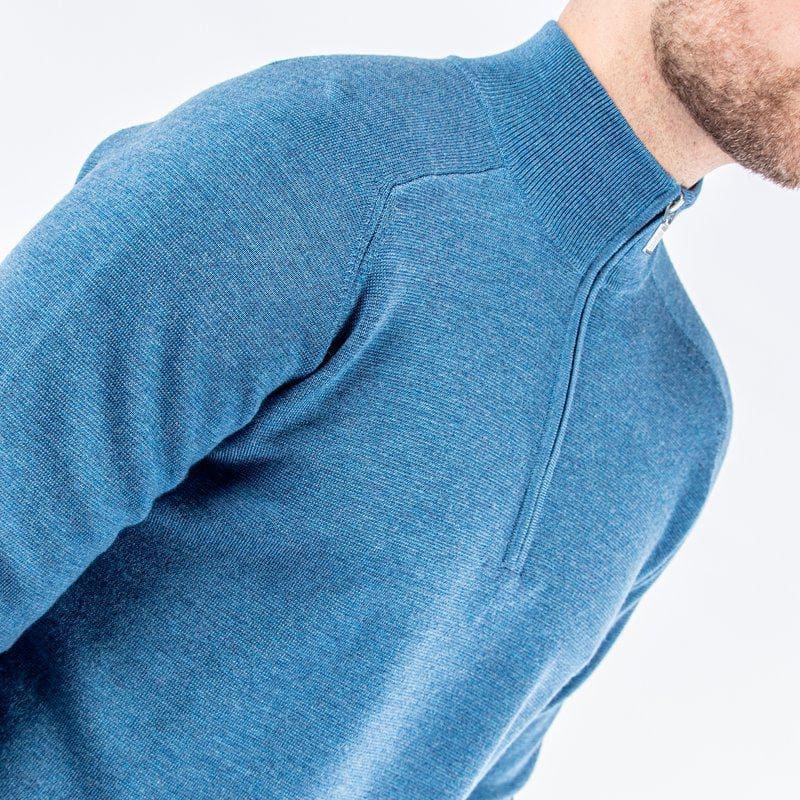 Galvin Green Chester Sweater (Blue Melange)