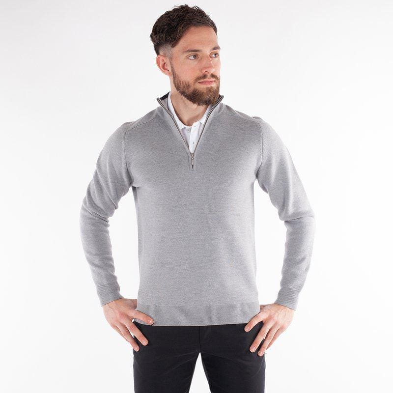 Galvin Green Chester Sweater (Grey Melange)