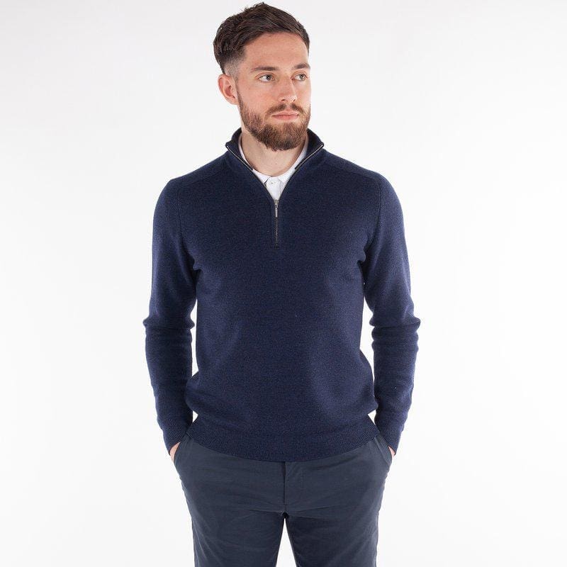 Galvin Green Chester Sweater (Navy Melange)
