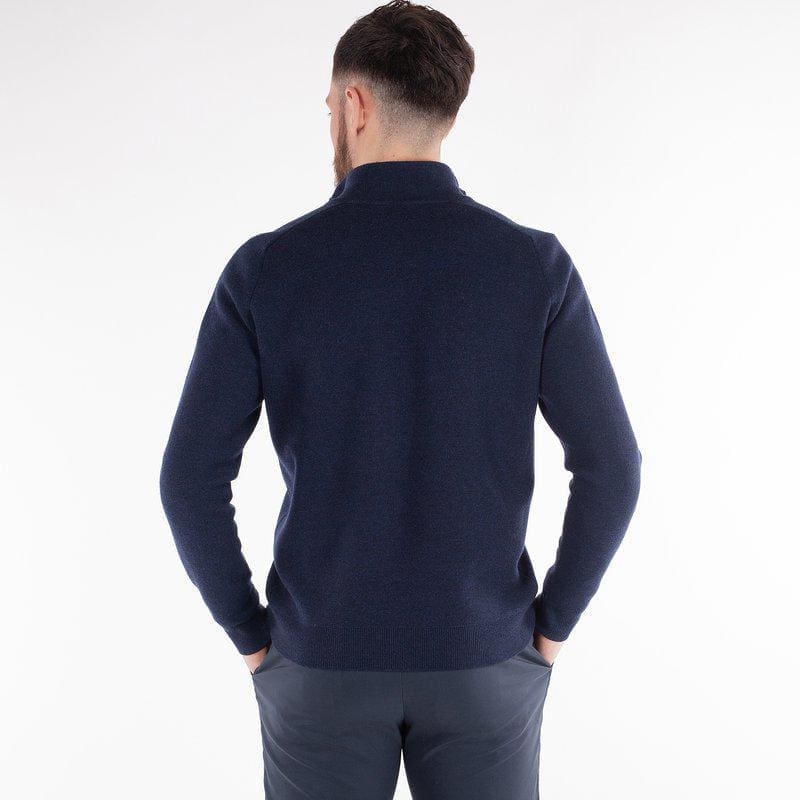 Galvin Green Chester Sweater (Navy Melange)