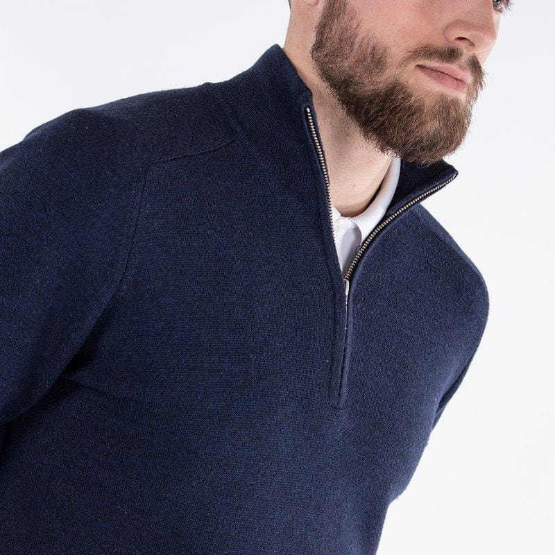 Galvin Green Chester Sweater (Navy Melange)