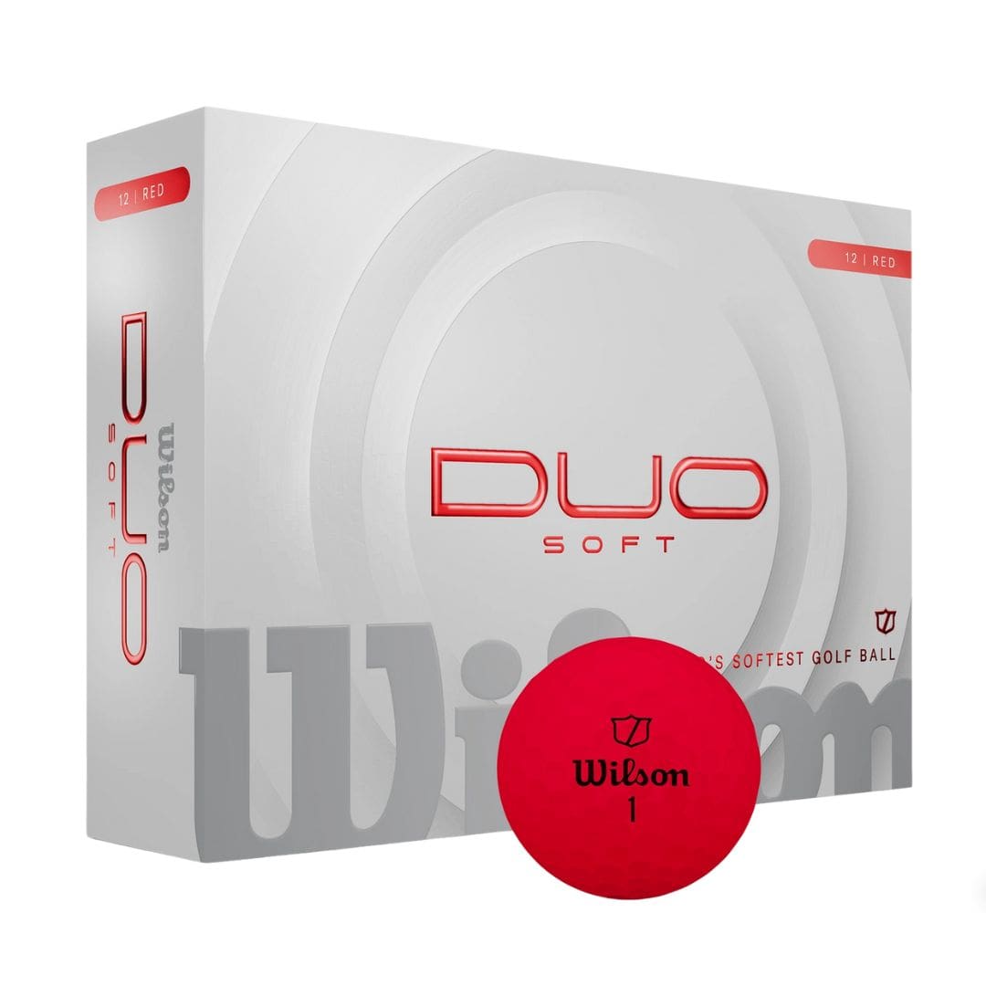 Wilson Duo Soft Golf Balls (Red)