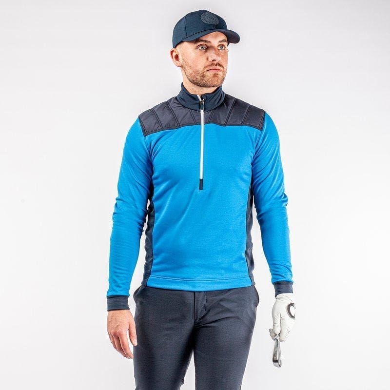 Galvin Green Durante Midlayer (Blue, Navy & White)