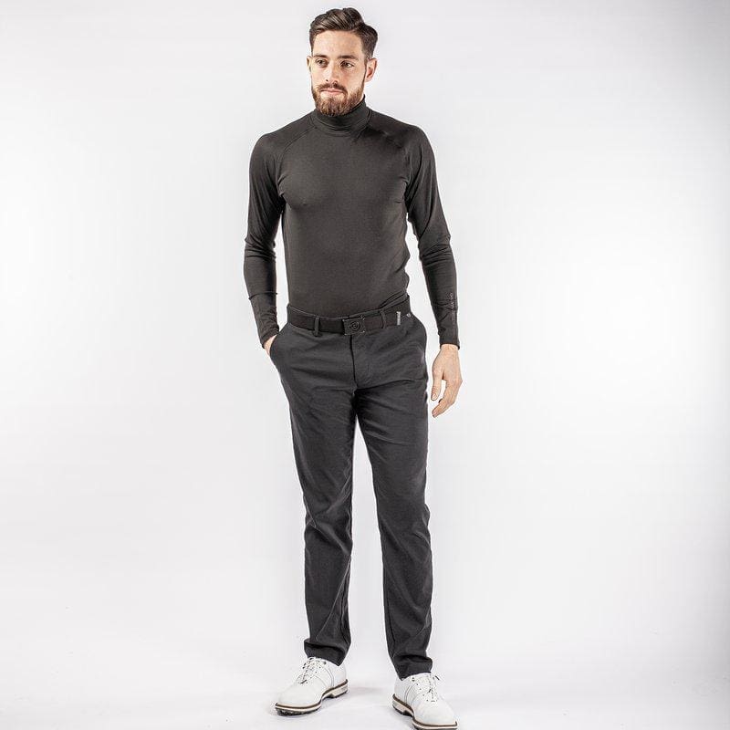 Galvin Green Edwin Roll Neck Skintight Thermal (Black & Red)
