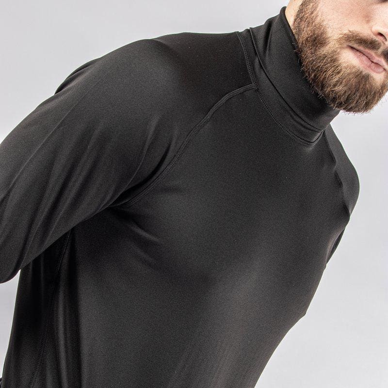 Galvin Green Edwin Roll Neck Skintight Thermal (Black & Red)