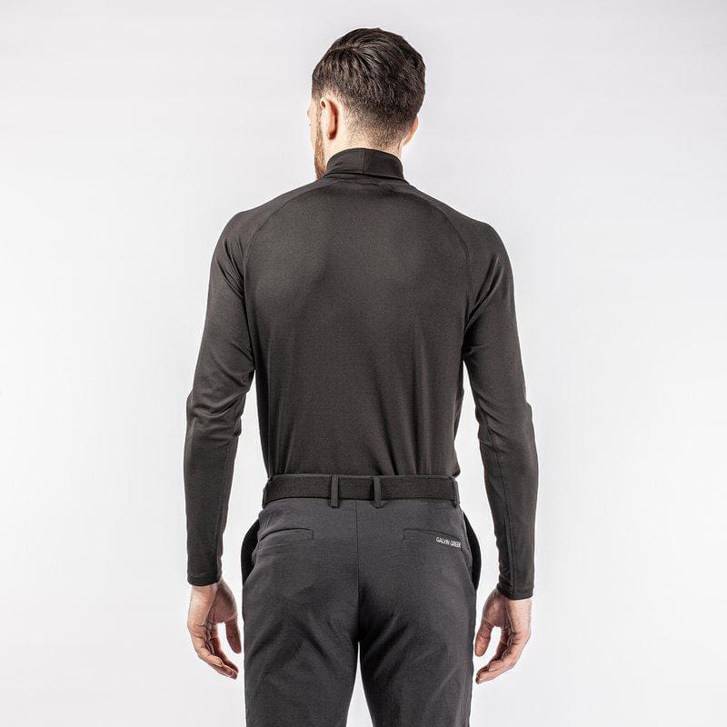 Galvin Green Edwin Roll Neck Skintight Thermal (Black & Red)