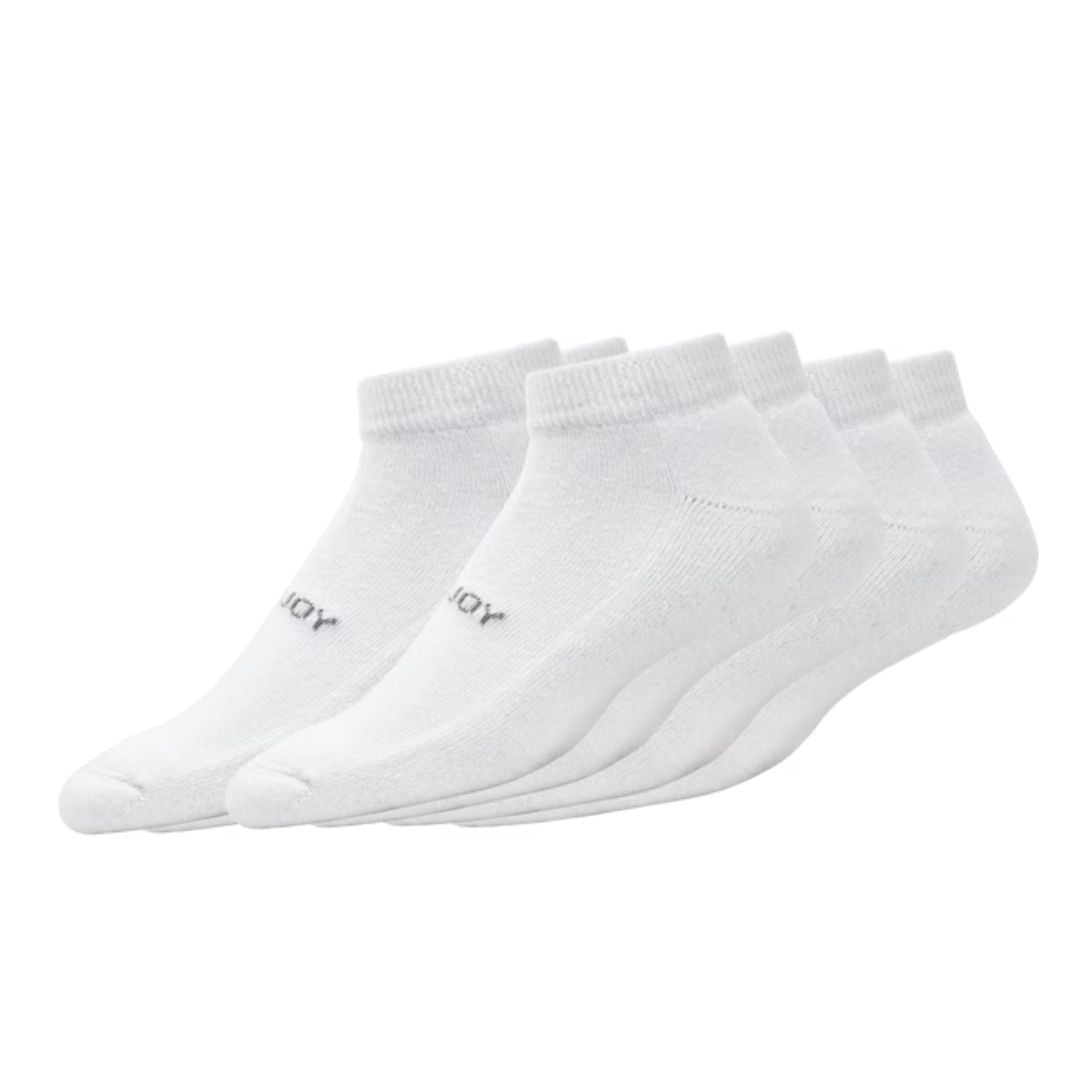 FootJoy Comfortsof Sport 3-Pack Socks - White - Size 6-11