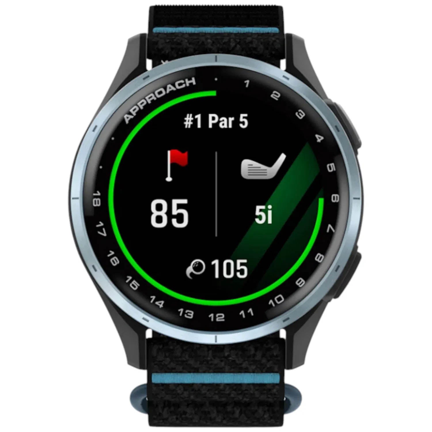 Garmin Approach J1 Junior GPS Golf Watch - Black & Blue