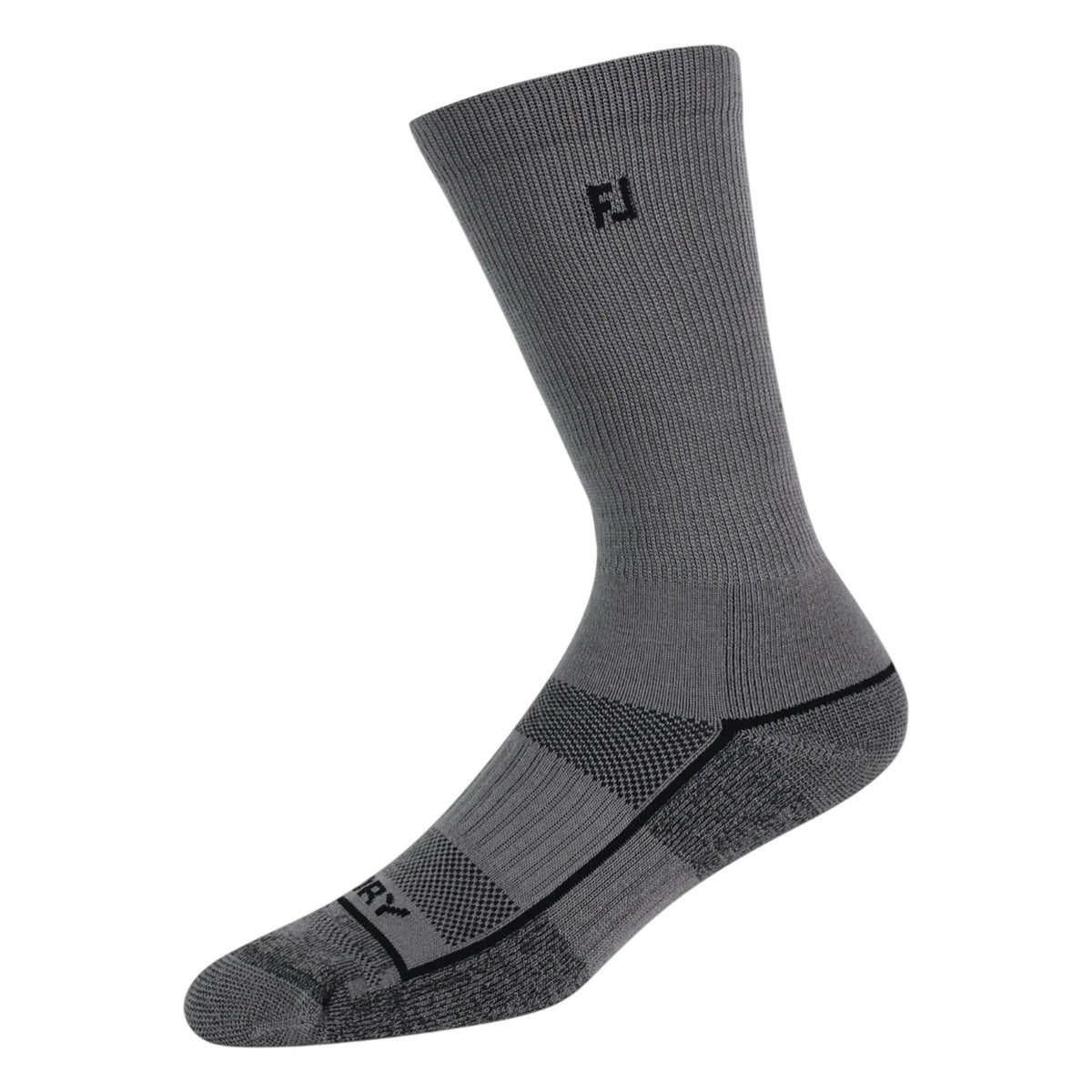 FootJoy ProDry Crew Socks - Grey - Size 6-11