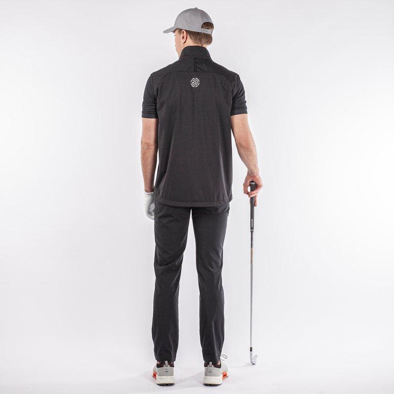 Galvin Green Lathan Windproof Vest (Forged Iron & Black)