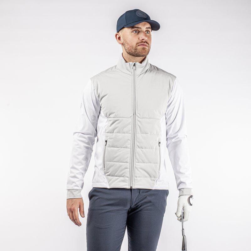 Galvin Green Leonard Windproof Vest (Cool Grey & White)
