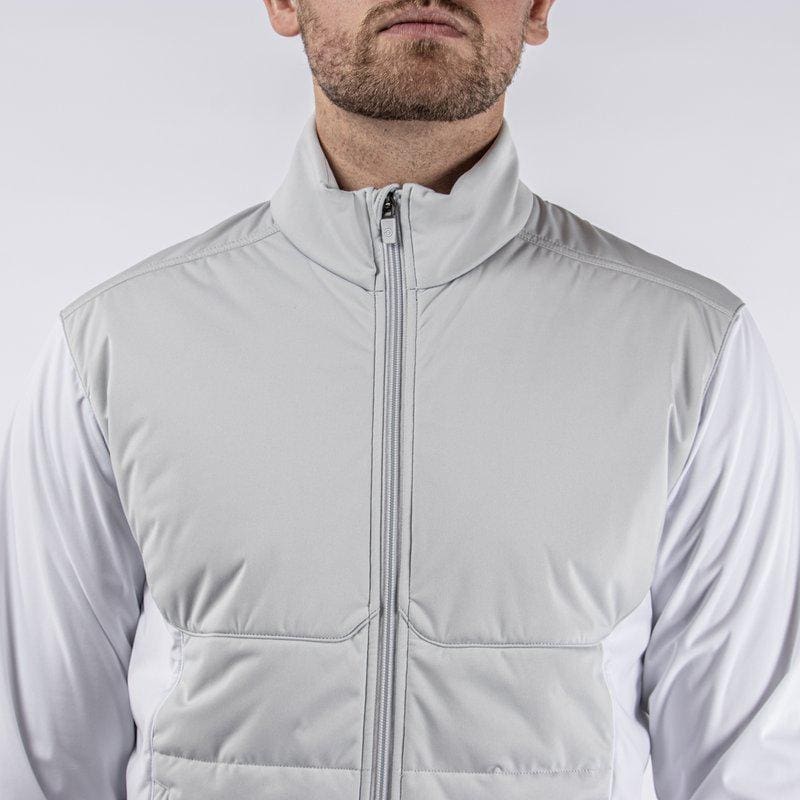 Galvin Green Leonard Windproof Vest (Cool Grey & White)