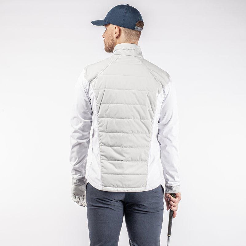 Galvin Green Leonard Windproof Vest (Cool Grey & White)