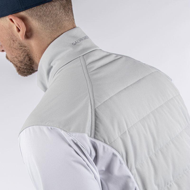 Galvin Green Leonard Windproof Vest (Cool Grey & White)