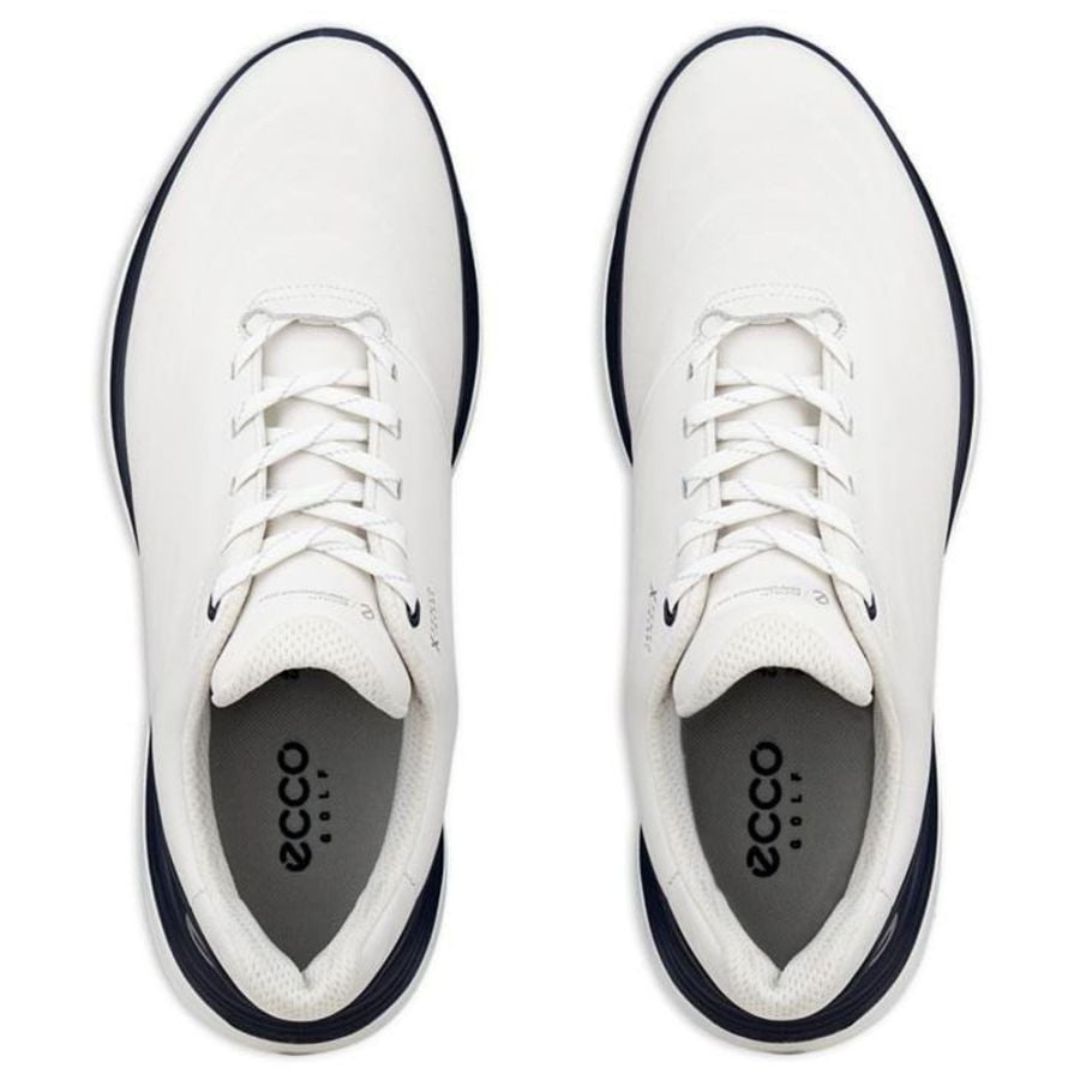 ECCO LT1 Golf Shoes (White & Marine)