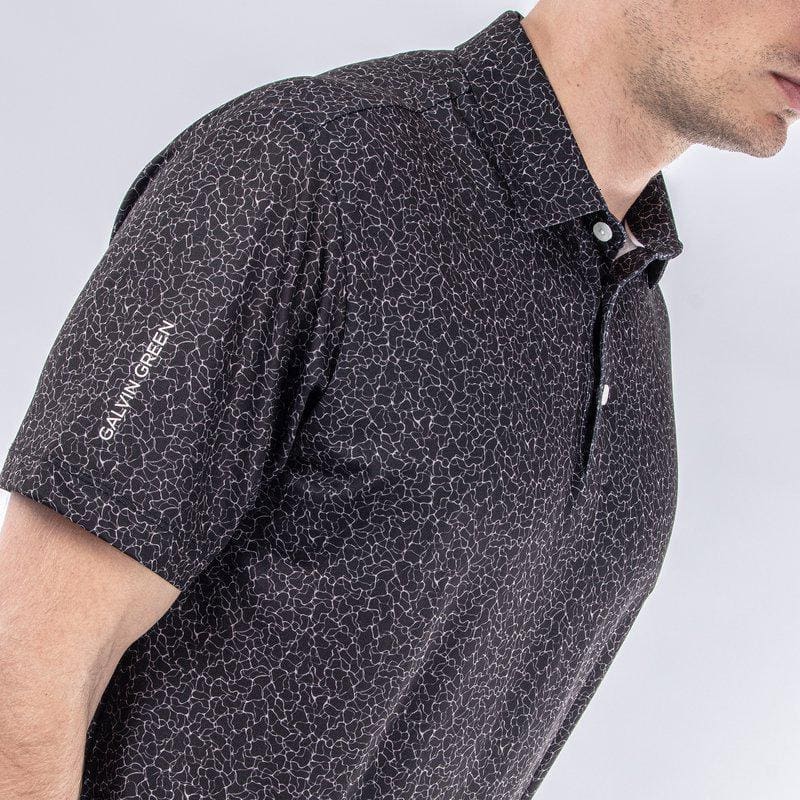 Galvin Green Mani Golf Polo Shirt (Black)