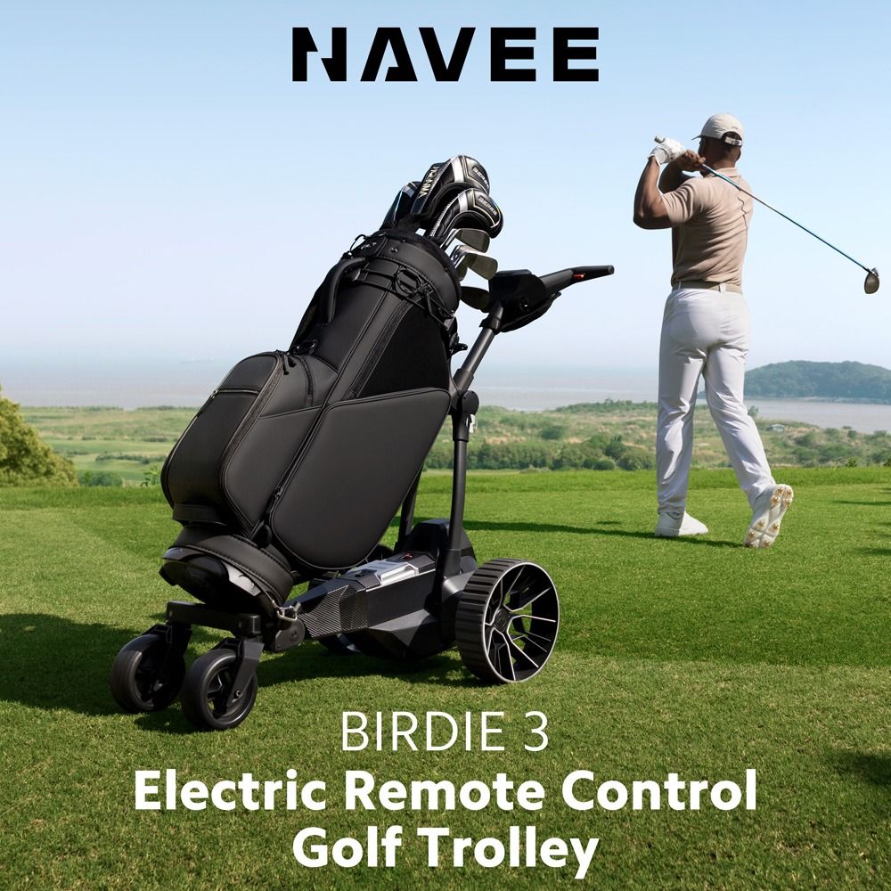 Navee Birdie 3 Remote Electric Golf Trolley - 36 Hole battery