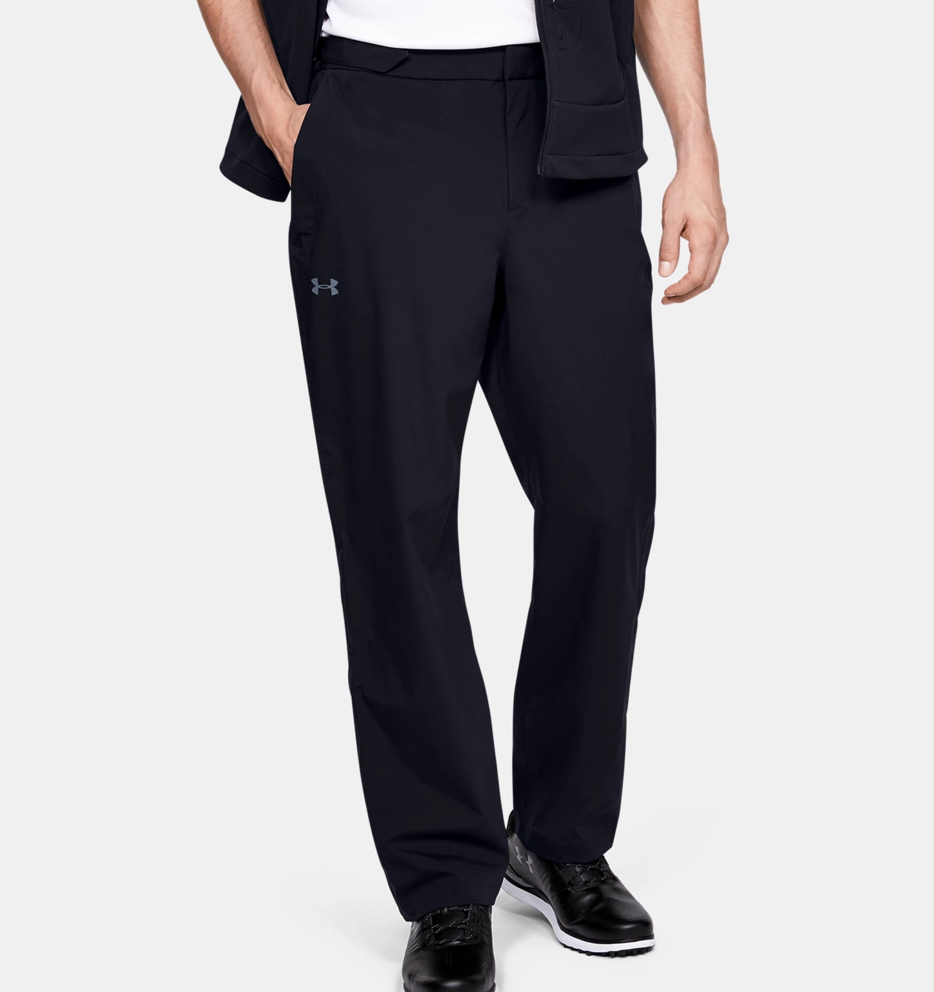 Under Armour Stormproof Rain Golf Trousers (Black)