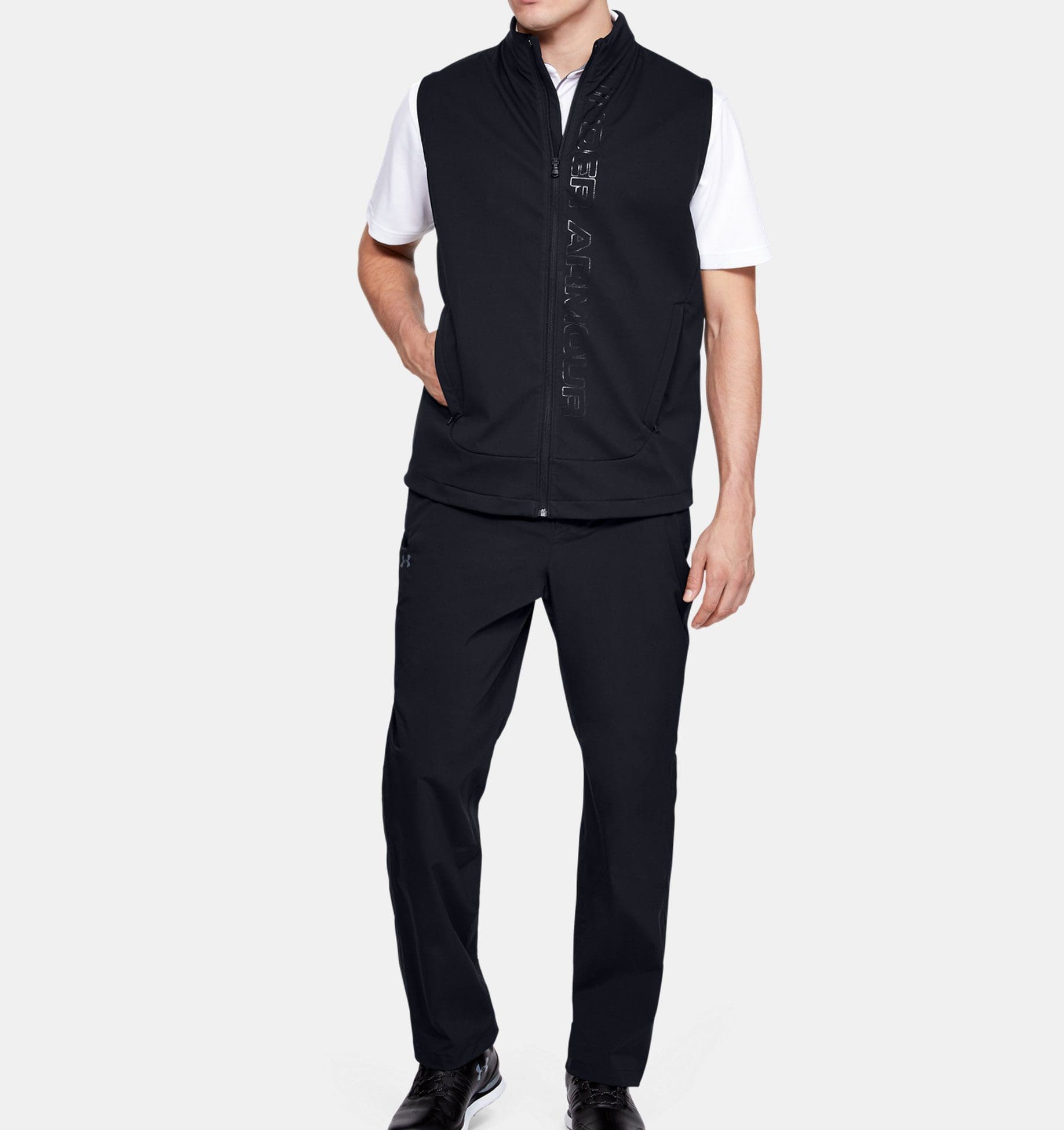 Under Armour Stormproof Rain Golf Trousers (Black)