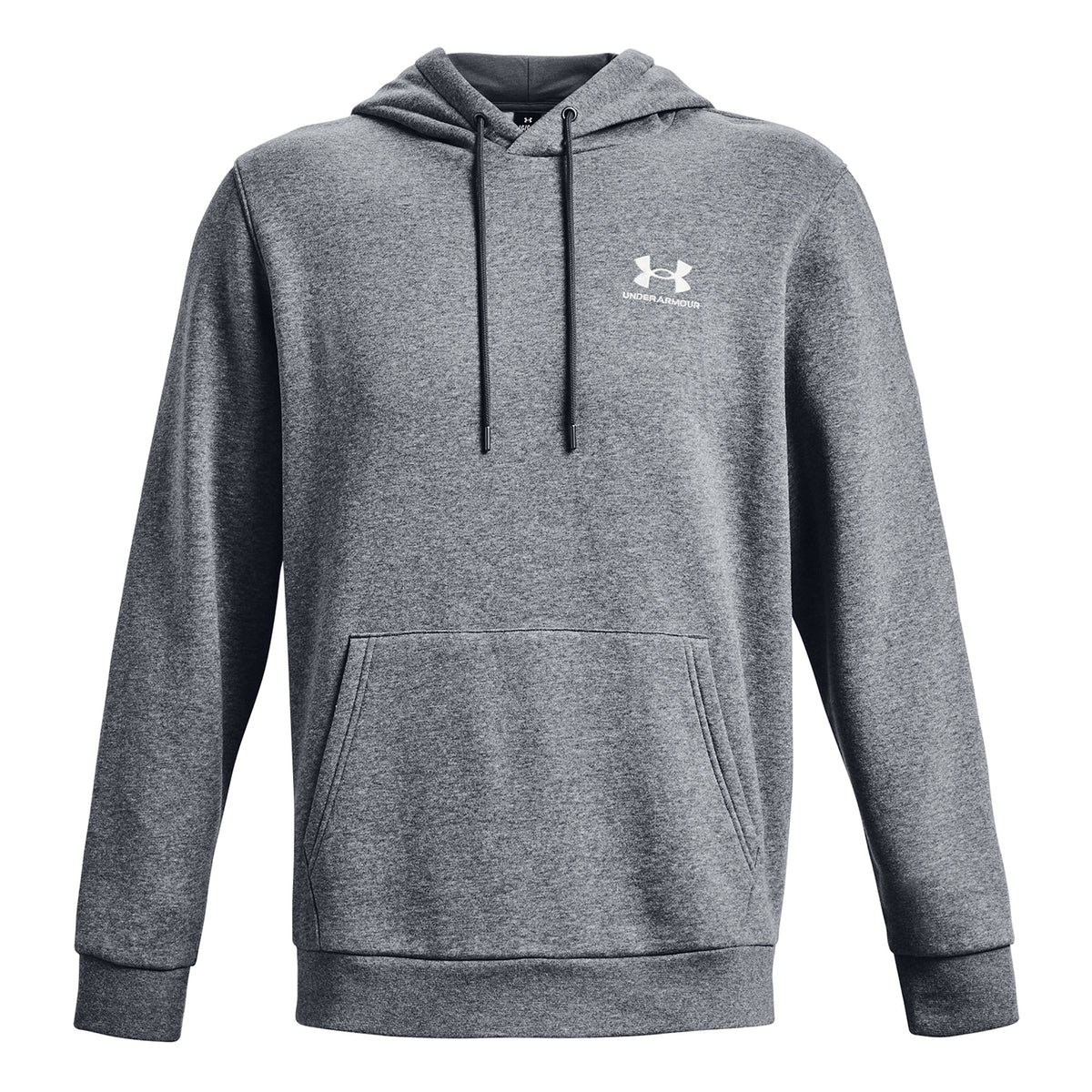 Under Armour Icon Fleece Hoodie - Pitch Grey, Medium heather & White