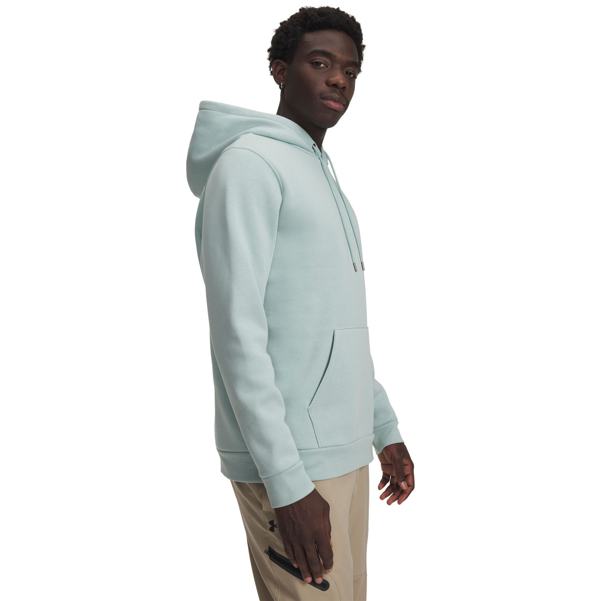 Under Armour Icon Fleece Hoodie - Enamel Blue & White
