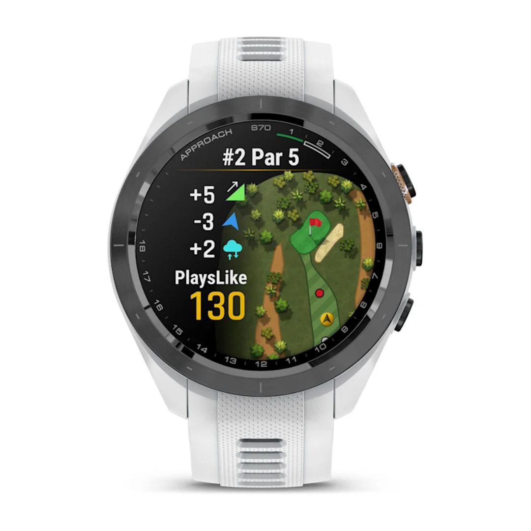 Garmin Approach S70 GPS Golf Watch - White 42mm