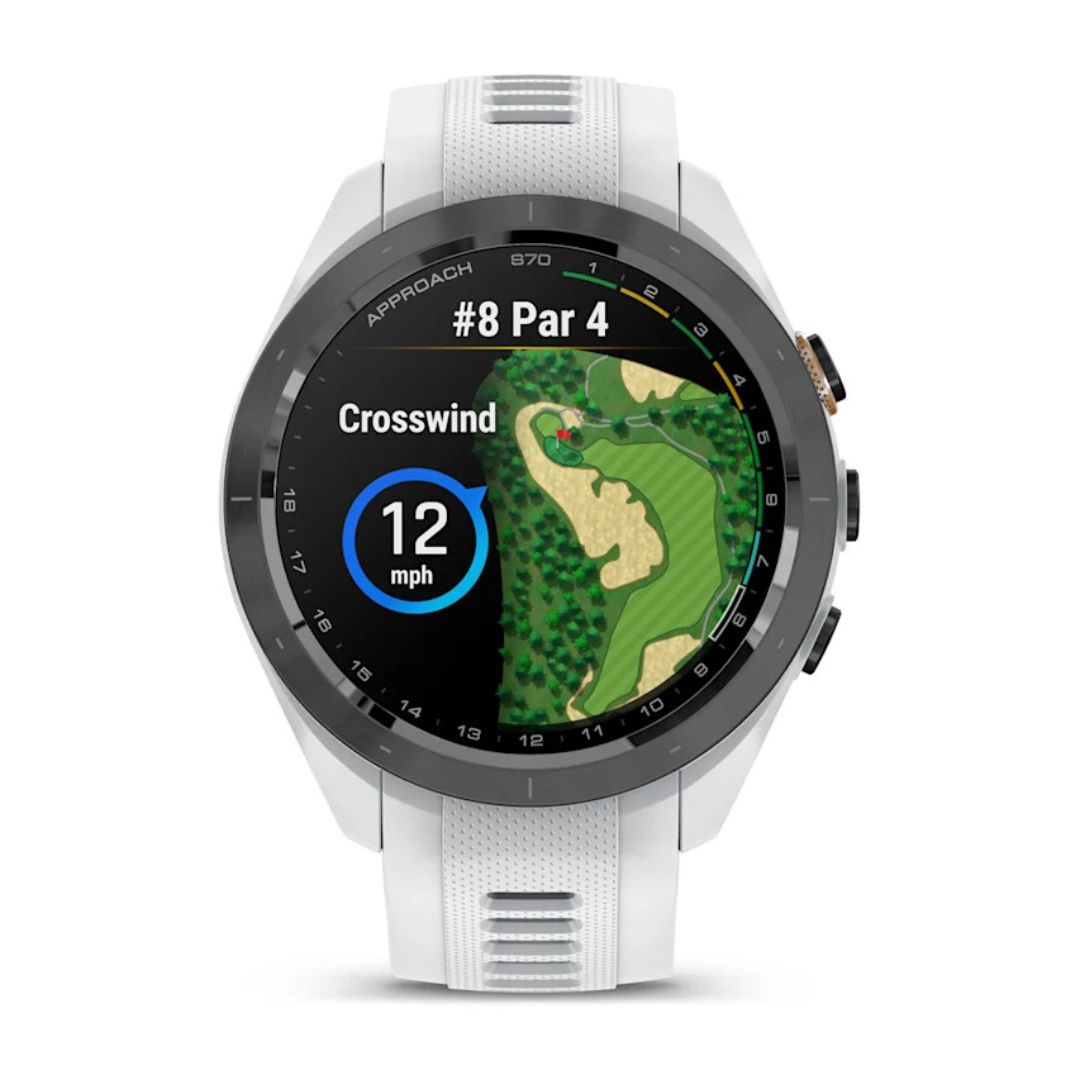 Garmin Approach S70 GPS Golf Watch - White 42mm