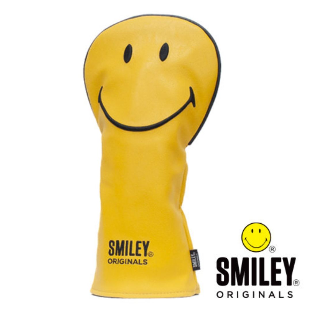 Smiley Original Classic Driver Headcover - Yellow & Black
