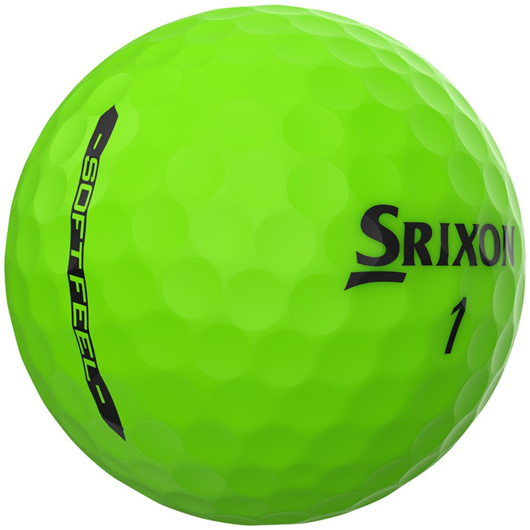 Srixon Soft Feel Golf Balls 2025 (Brite Green)