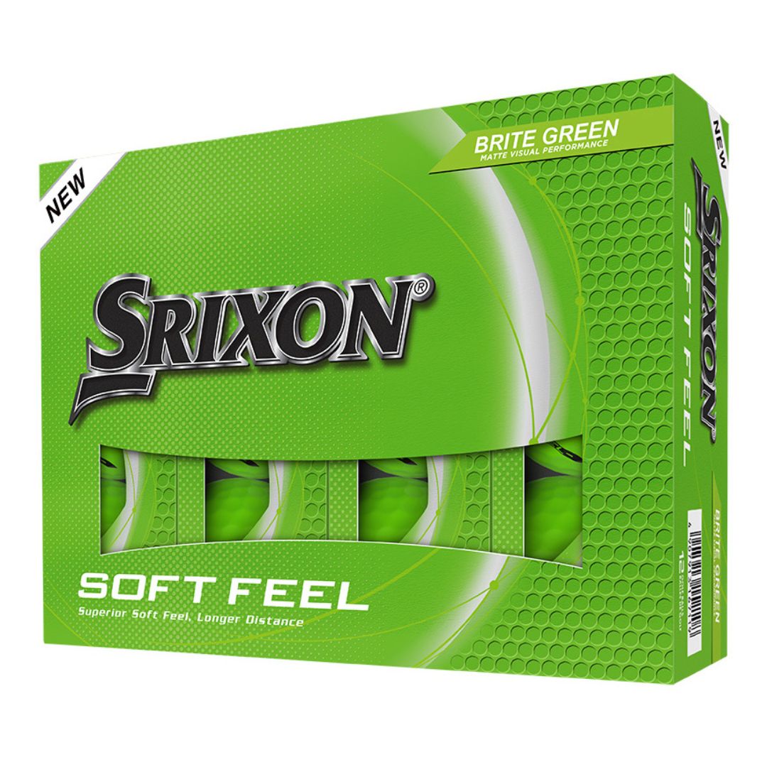 Srixon Soft Feel Golf Balls 2025 (Brite Green)