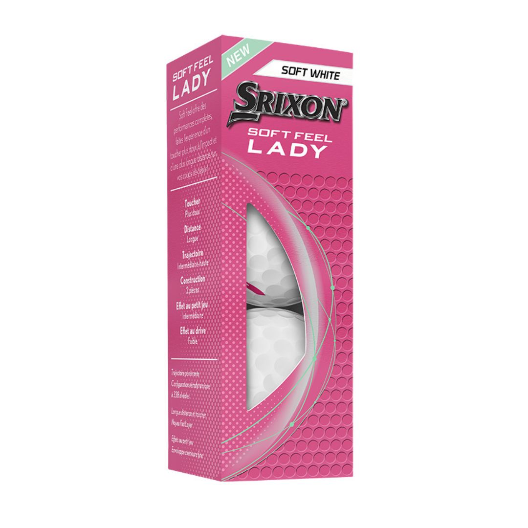 Srixon Soft Feel Lady Golf Balls 2025 (White)