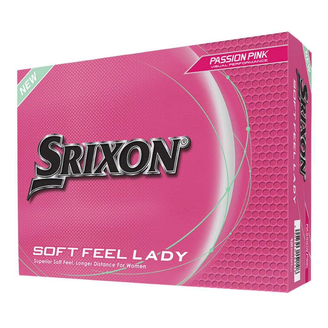 Srixon Soft Feel Lady Golf Balls 2025 (Passion Pink)