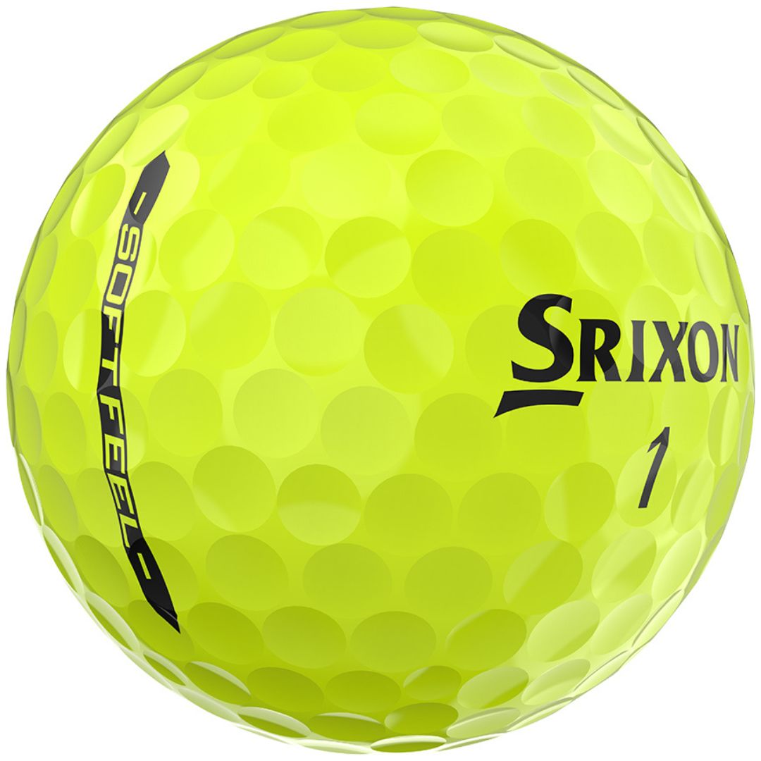 Srixon Soft Feel Golf Balls 2025 (Yellow)