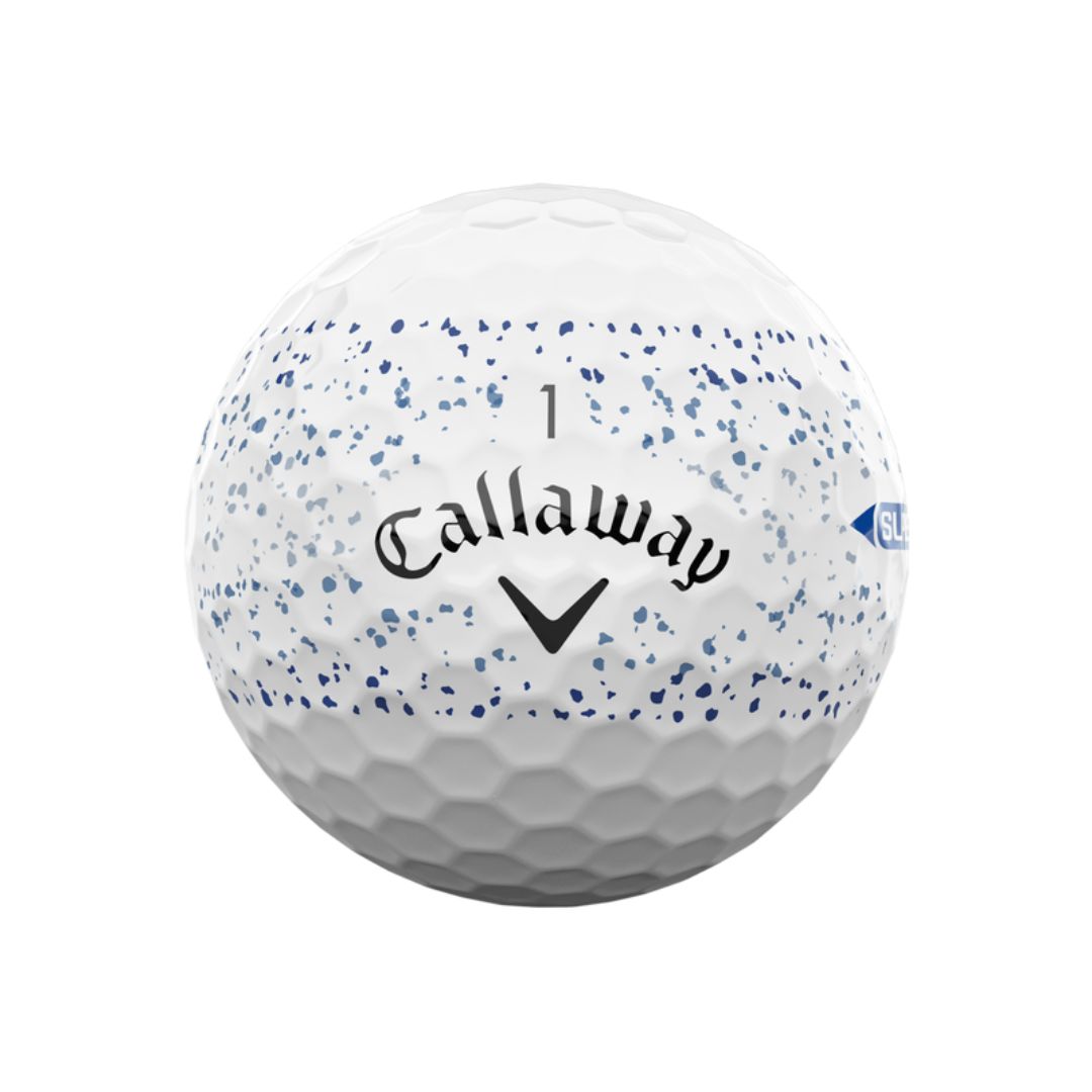 Callaway Supersoft 360º Splatter Golf Balls - Blue