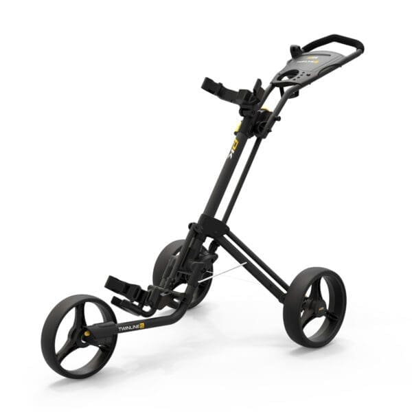 PowaKaddy Twinline 5 - Push Golf Trolley - Matt Black